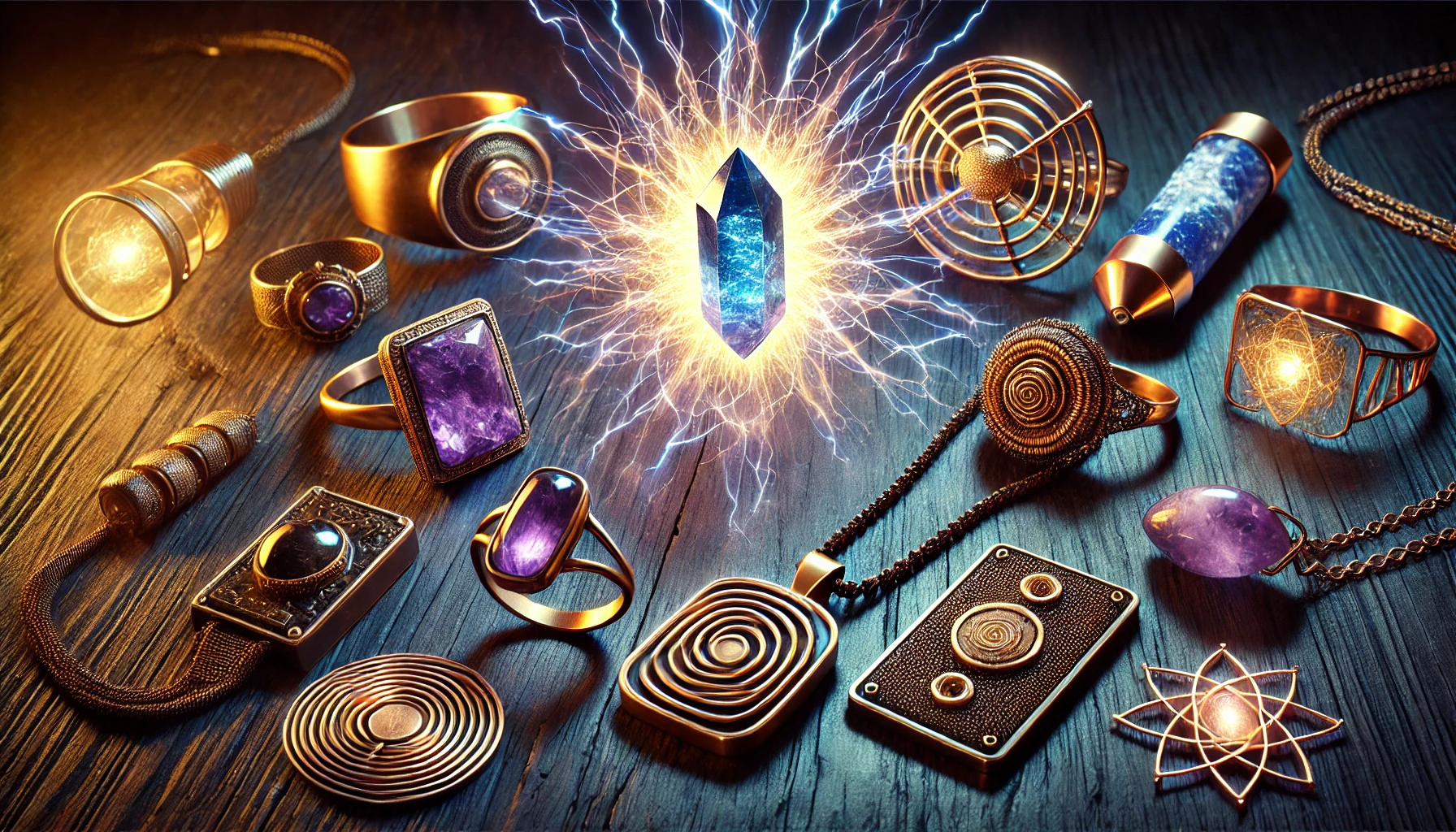 Discover how charging jewelry with full-spectrum frequencies enhances energy, protection, and well-being. Learn the best materials, methods, and benefits of frequency imprinting.