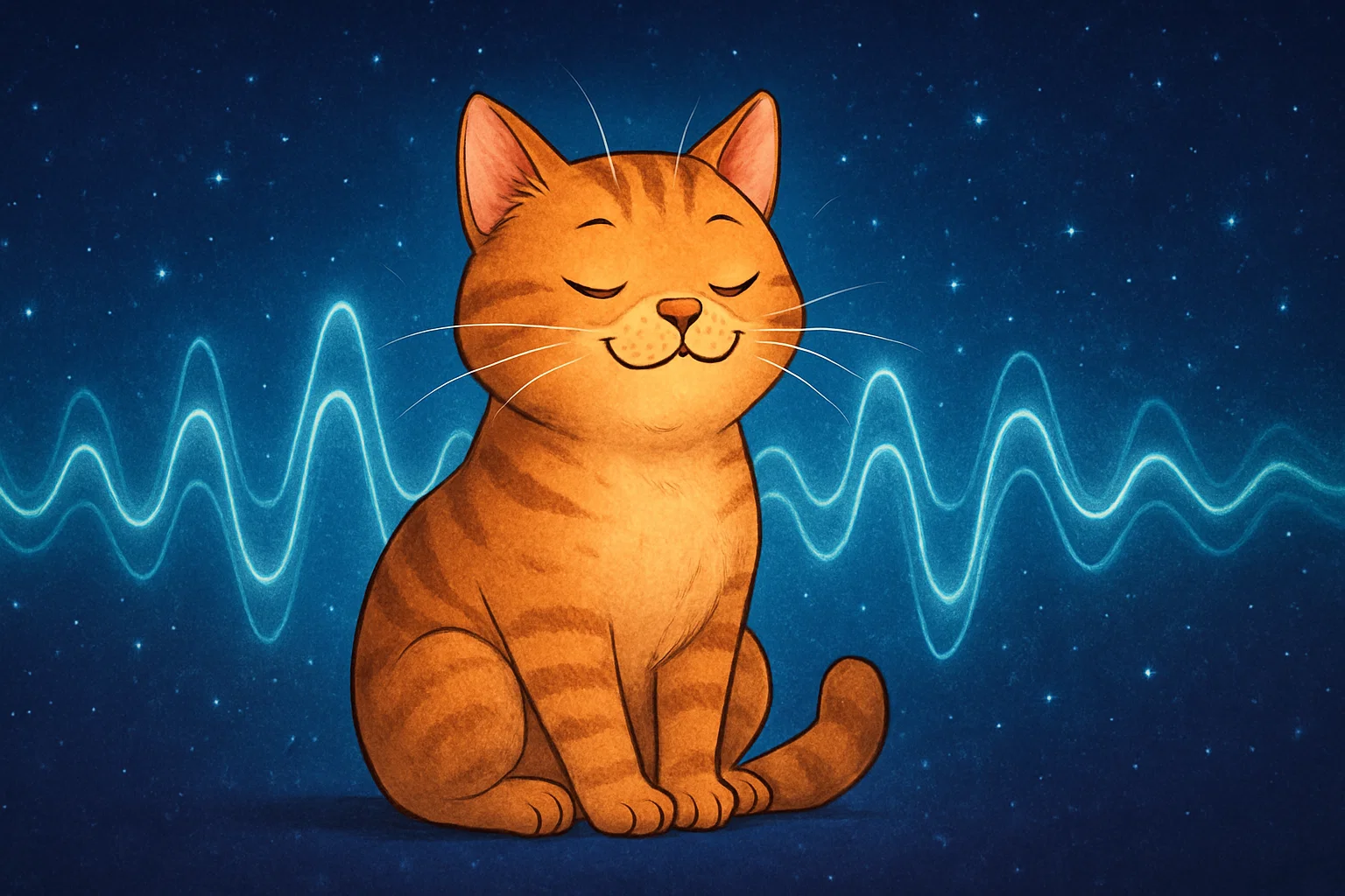 Image showcasing The Healing Power of a Cat’s Purr: Vibrational Therapy and the Science ...