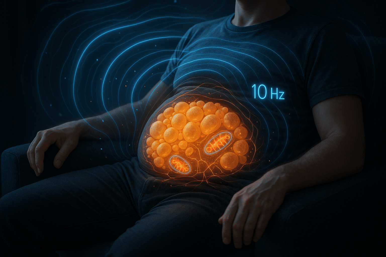 Melt Visceral Fat While You Sit? The 10Hz “Metabolic Jumpstart” That Burns Fat on a Cellular Level