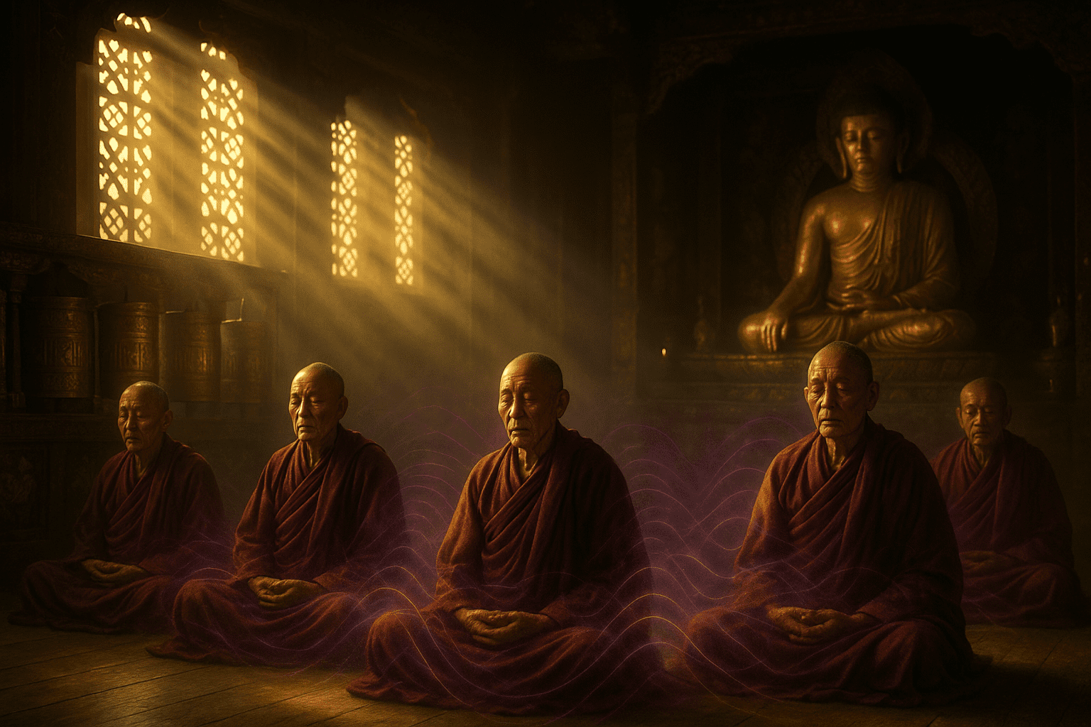 Ancient Tibetan Monks' 110Hz Chant Stops Aging (Scientists Confirm Telomere Lengthening)