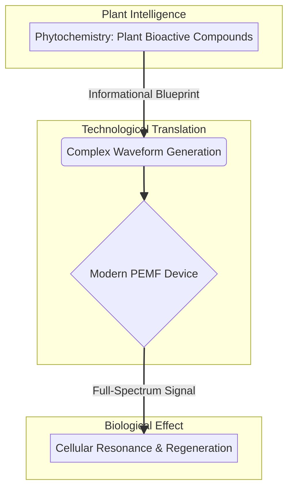 Diagram 1: The Convergence of Phytochemistry and Modern PEMF