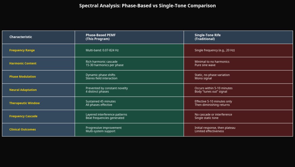 Phase-Based vs Single-Tone Comparison
