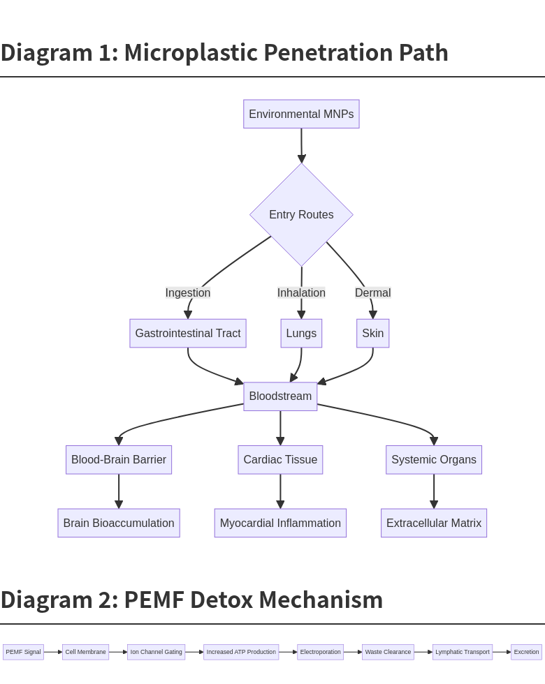 PEMF Detox Mechanism Diagram