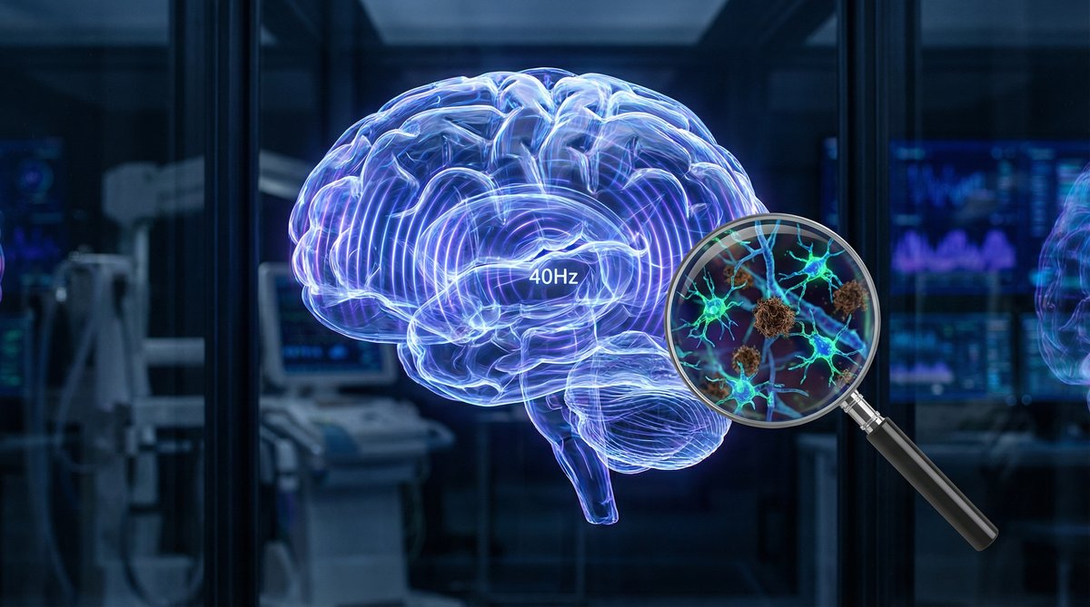 40Hz PEMF Alzheimer's Brain Plaque Clearance Visualization