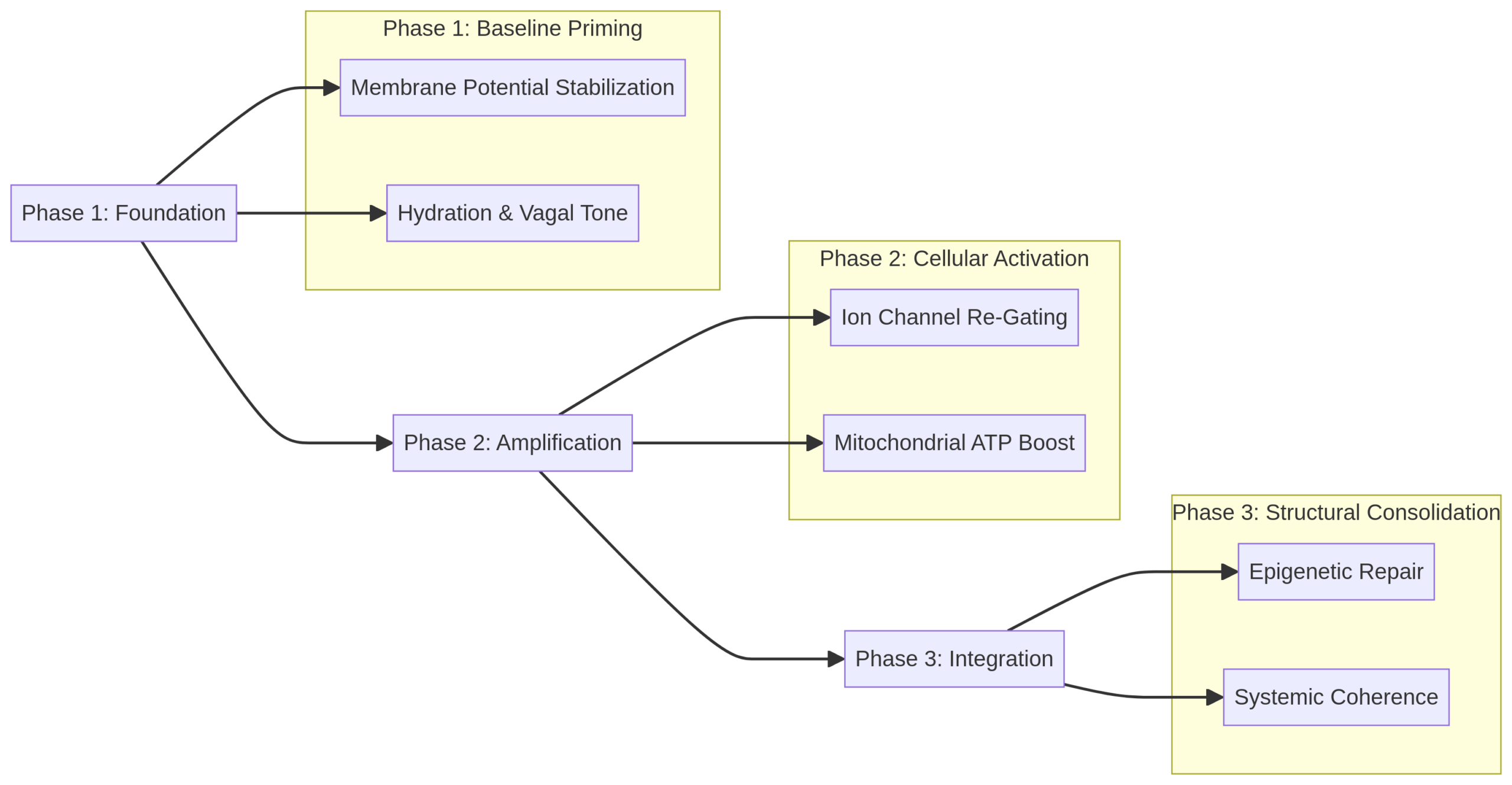 Phase Architecture of the Inflammation Protocol Diagram