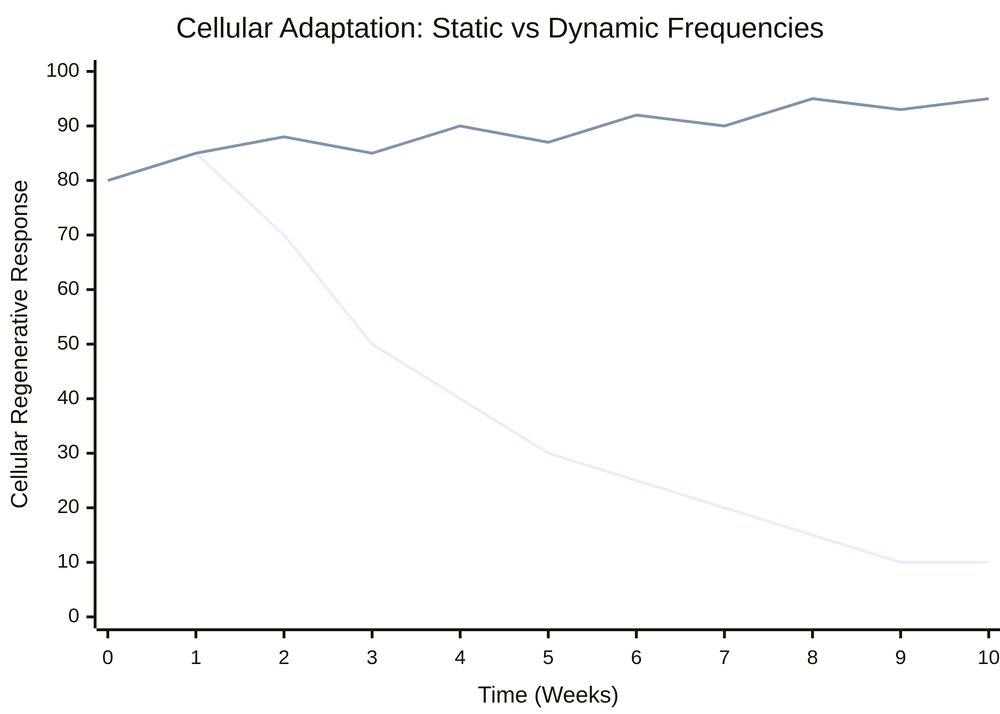 Static vs Dynamic Frequency Cellular Adaptation