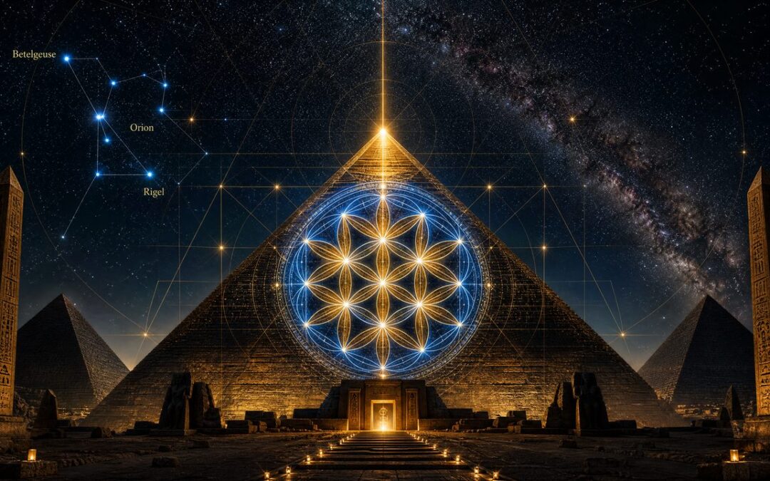 They Found a Stargate Inside the Pyramid. The 8-Petal Flower of Life & 117 Hz Frequency That Opens It.