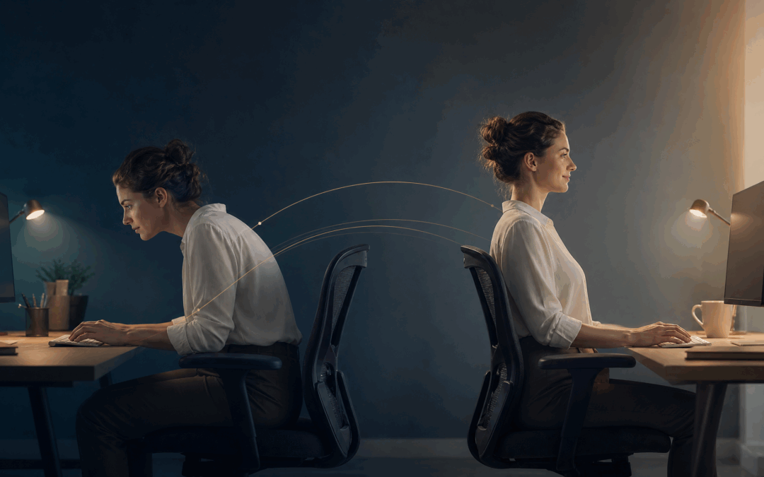 Tech Neck & Desk-Body Recovery: 12-Phase Program Design, Research Context, and a Safer Desk Reset