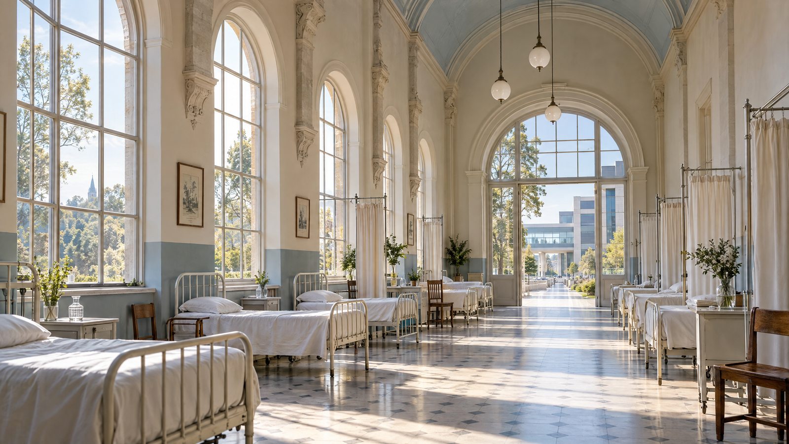 Why Old Hospitals Looked Different: Design History and Healing-Environment Evidence